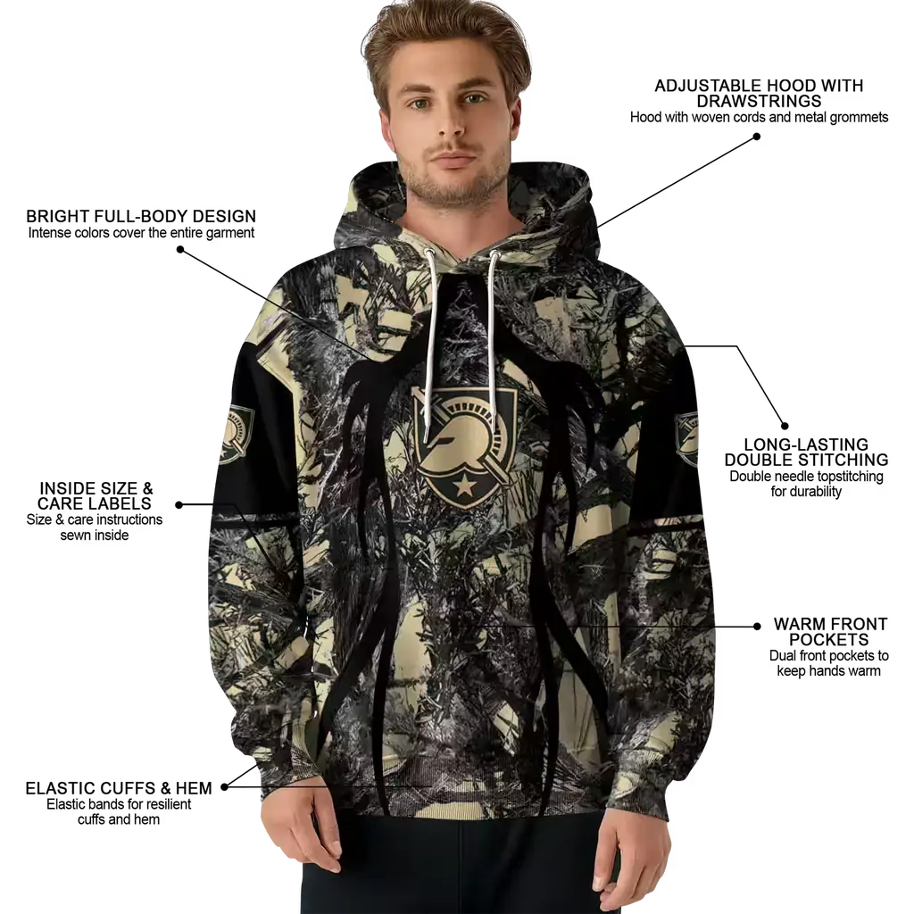 custom army black knights hunting theme gold black hoodie latest model custom army black knights hunting theme gold black hoodie latest model