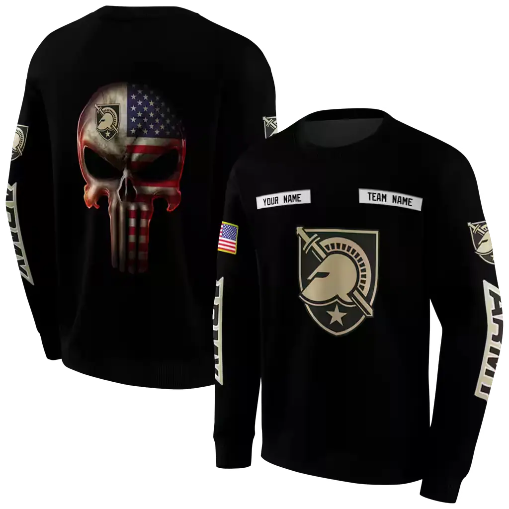 custom army black knights punisher skull black hoodie premium grade custom army black knights punisher skull black hoodie premium grade