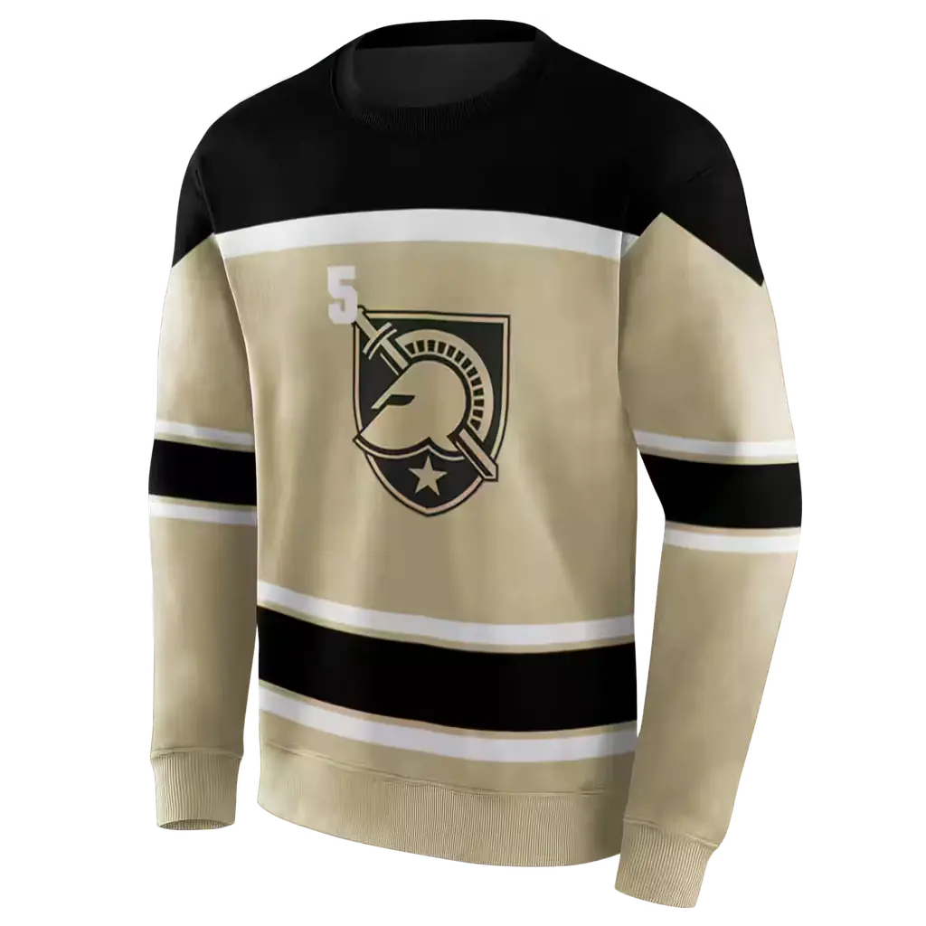 custom army black knights striped pattern gold hoodie new arrival custom army black knights striped pattern gold hoodie new arrival