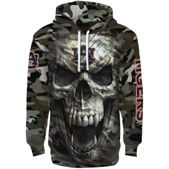 custom auburn tigers camo skull hoodie best selling