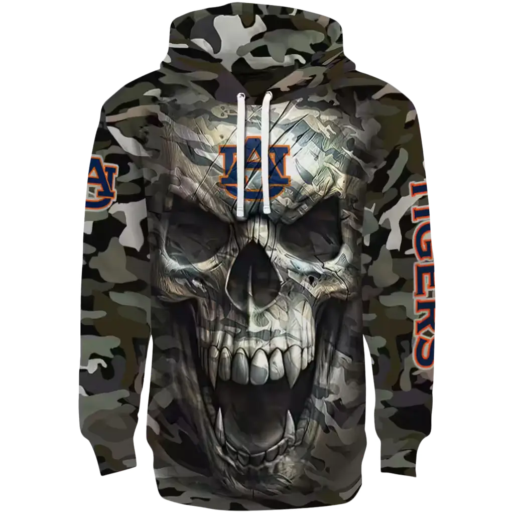 custom auburn tigers camo skull hoodie best selling custom auburn tigers camo skull hoodie best selling