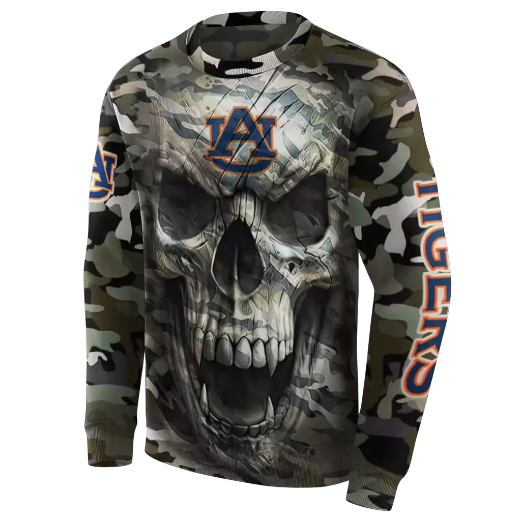 custom auburn tigers camo skull hoodie new arrival custom auburn tigers camo skull hoodie new arrival