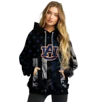custom auburn tigers distressed flag navy blue black hoodie best selling
