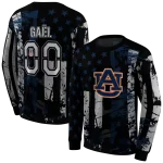 custom auburn tigers distressed flag navy blue black hoodie best selling