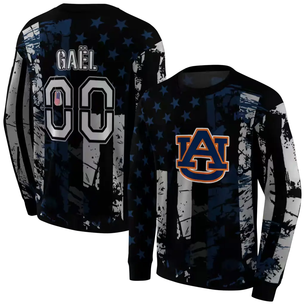 custom auburn tigers distressed flag navy blue black hoodie premium grade custom auburn tigers distressed flag navy blue black hoodie premium grade