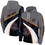 custom auburn tigers hexagonal mesh navy blue black gray hoodie best selling