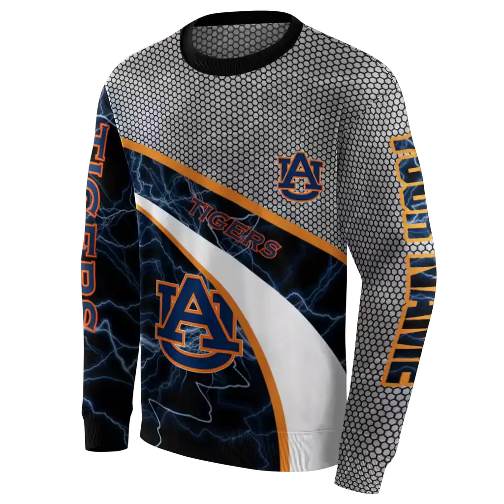 custom auburn tigers hexagonal mesh navy blue black gray hoodie new arrival custom auburn tigers hexagonal mesh navy blue black gray hoodie new arrival