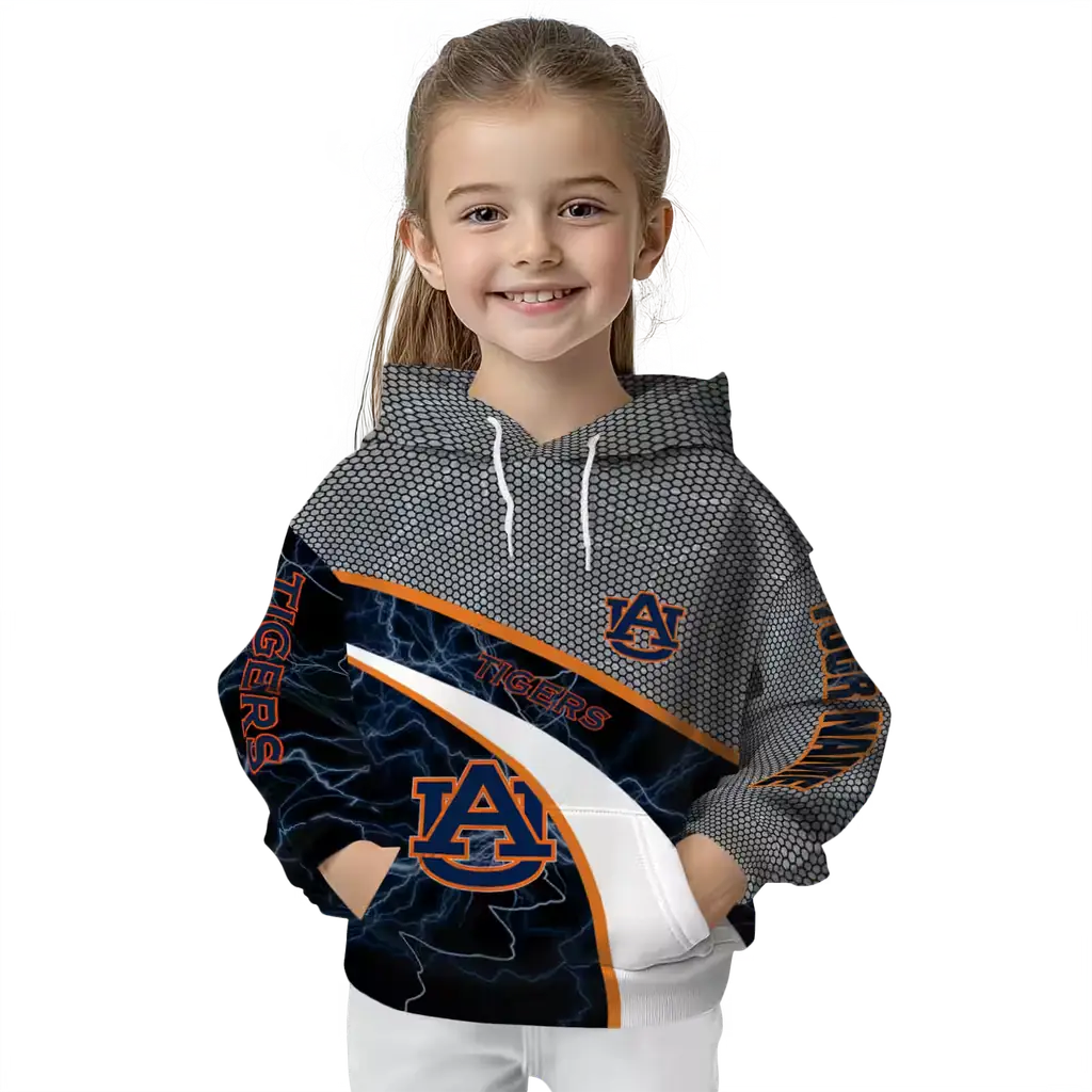 custom auburn tigers hexagonal mesh navy blue black gray hoodie top rated custom auburn tigers hexagonal mesh navy blue black gray hoodie top rated