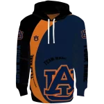 custom auburn tigers minimalist design navy blue black hoodie best selling