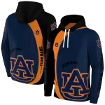 custom auburn tigers minimalist design navy blue black hoodie best selling