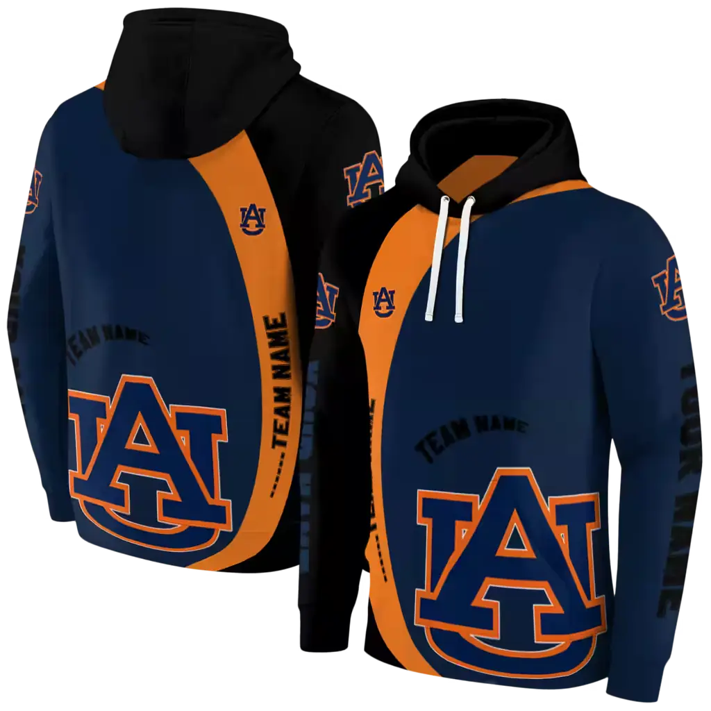 custom auburn tigers minimalist design navy blue black hoodie fashion forward custom auburn tigers minimalist design navy blue black hoodie fashion forward