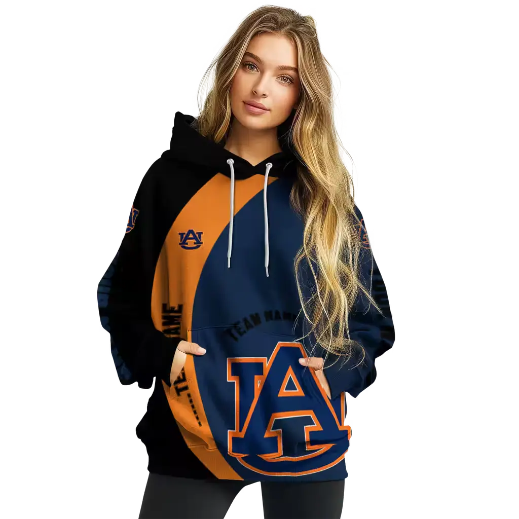 custom auburn tigers minimalist design navy blue black hoodie high quality custom auburn tigers minimalist design navy blue black hoodie high quality