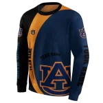 custom auburn tigers minimalist design navy blue black hoodie best selling