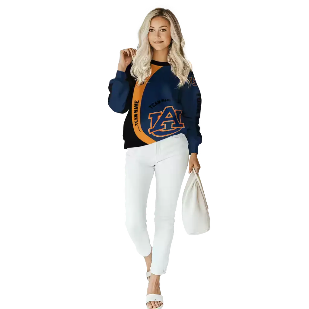 custom auburn tigers minimalist design navy blue black hoodie trendy custom auburn tigers minimalist design navy blue black hoodie trendy