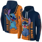 custom auburn tigers stitch navy blue hoodie best selling