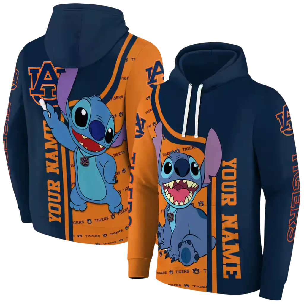 custom auburn tigers stitch navy blue hoodie fashion forward custom auburn tigers stitch navy blue hoodie fashion forward