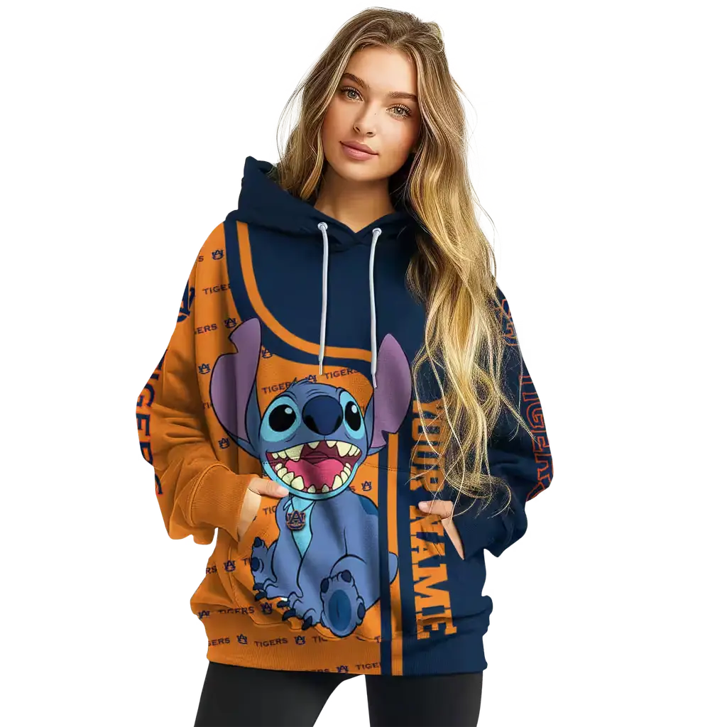 custom auburn tigers stitch navy blue hoodie high quality custom auburn tigers stitch navy blue hoodie high quality