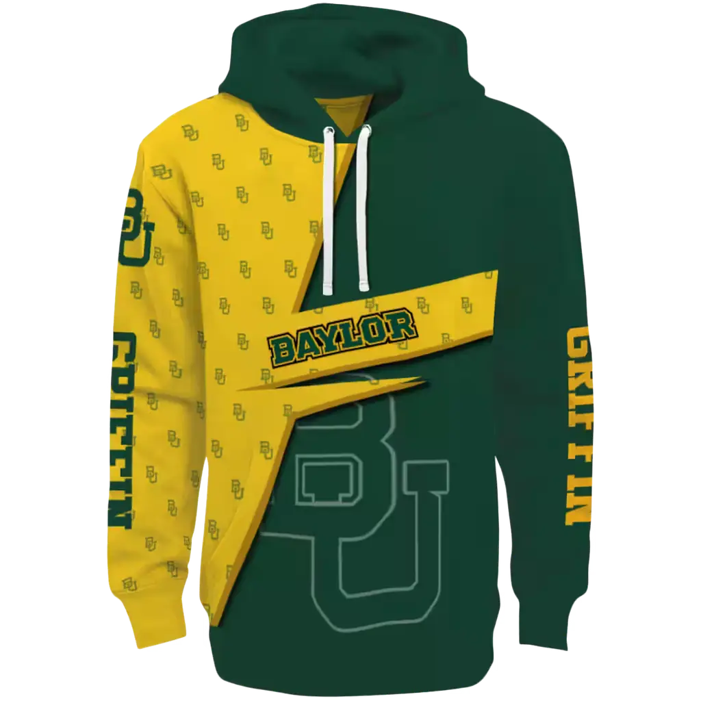 custom baylor bears abstract shape green hoodie best selling custom baylor bears abstract shape green hoodie best selling