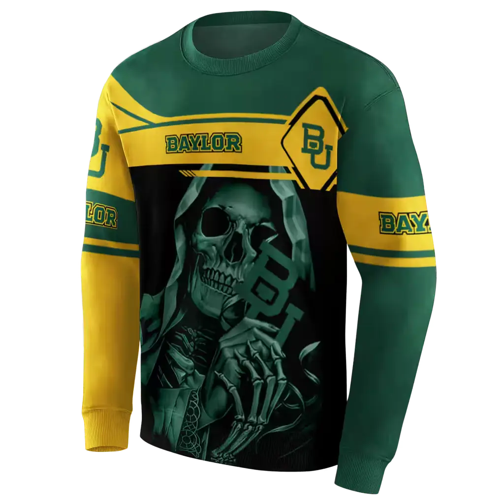 custom baylor bears grim reaper green black hoodie new arrival custom baylor bears grim reaper green black hoodie new arrival