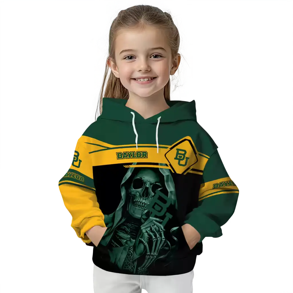 custom baylor bears grim reaper green black hoodie top rated custom baylor bears grim reaper green black hoodie top rated