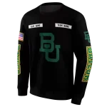 custom baylor bears punisher skull black hoodie best selling