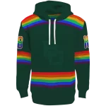 custom baylor bears rainbow stripes green hoodie best selling