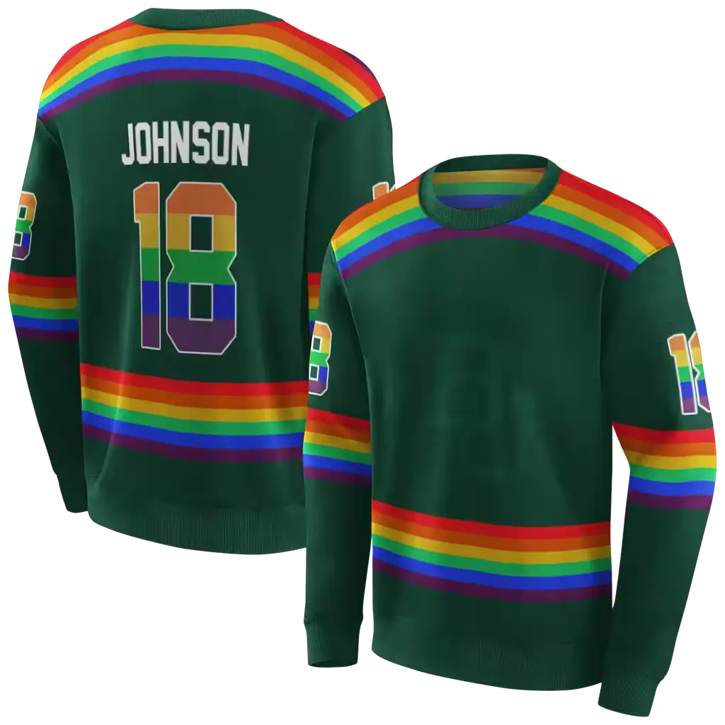 custom baylor bears rainbow stripes green hoodie premium grade custom baylor bears rainbow stripes green hoodie premium grade