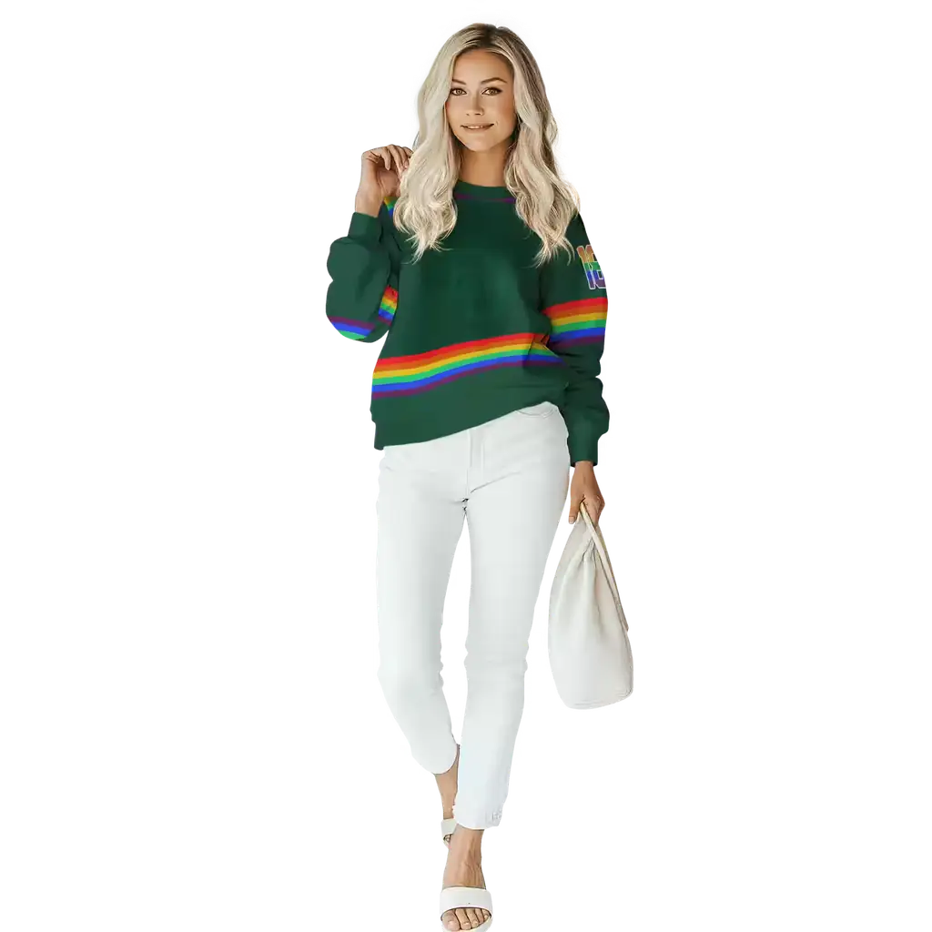 custom baylor bears rainbow stripes green hoodie trendy custom baylor bears rainbow stripes green hoodie trendy