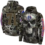 custom boise state broncos camo skull hoodie best selling