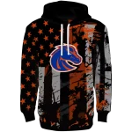 custom boise state broncos distressed flag orange black hoodie best selling