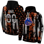 custom boise state broncos distressed flag orange black hoodie best selling