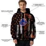 custom boise state broncos distressed flag orange black hoodie best selling