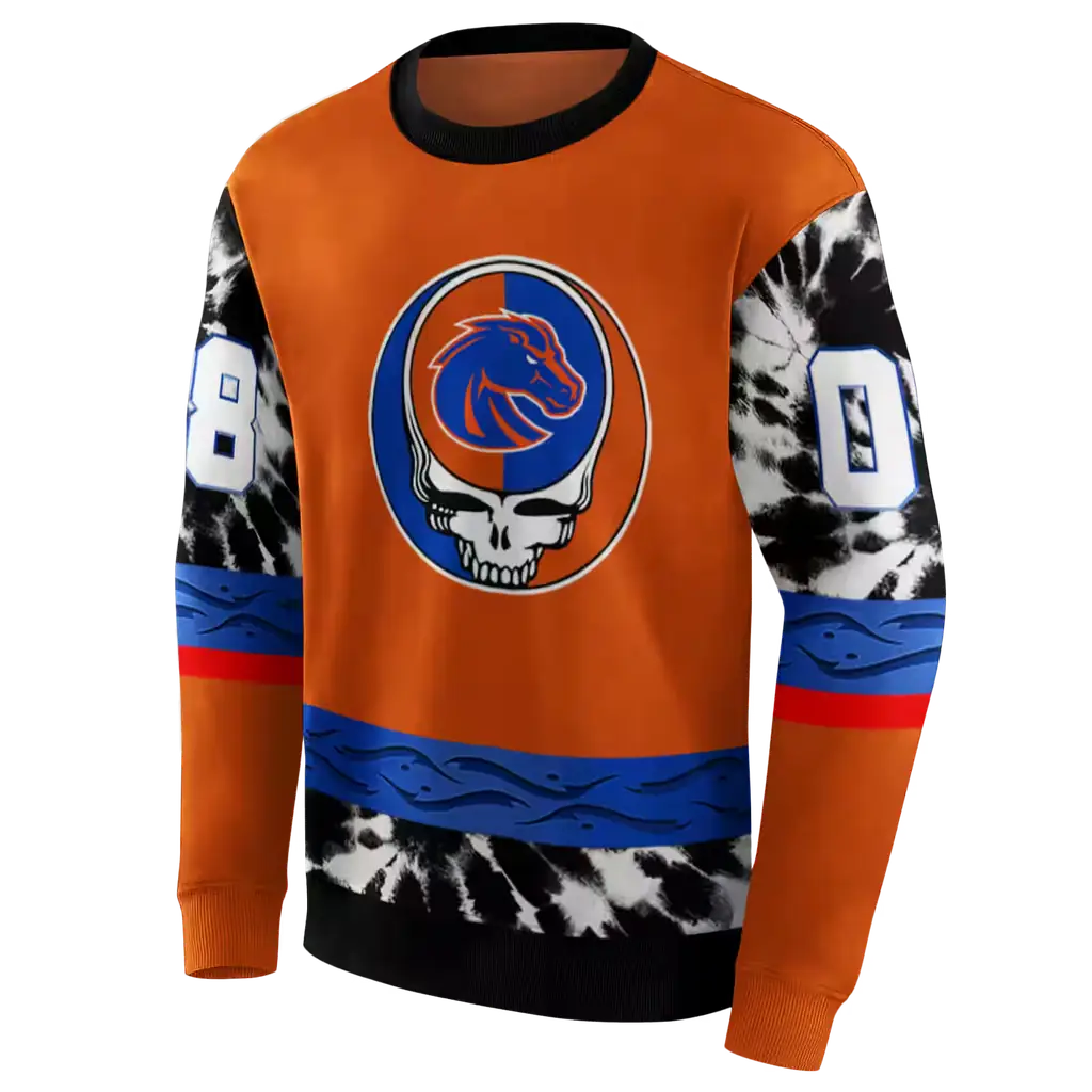 custom boise state broncos grateful vibes orange hoodie new arrival custom boise state broncos grateful vibes orange hoodie new arrival