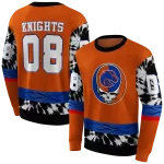 custom boise state broncos grateful vibes orange hoodie best selling