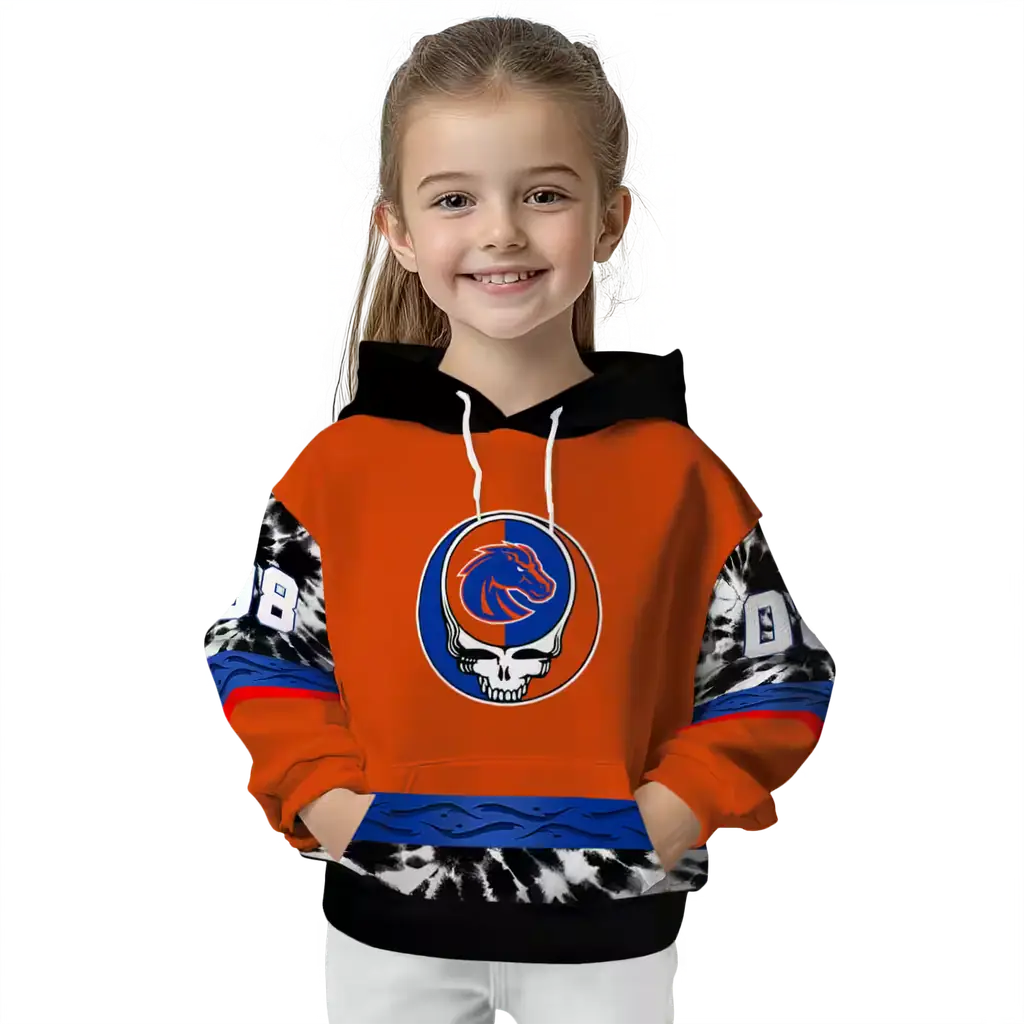 custom boise state broncos grateful vibes orange hoodie top rated custom boise state broncos grateful vibes orange hoodie top rated