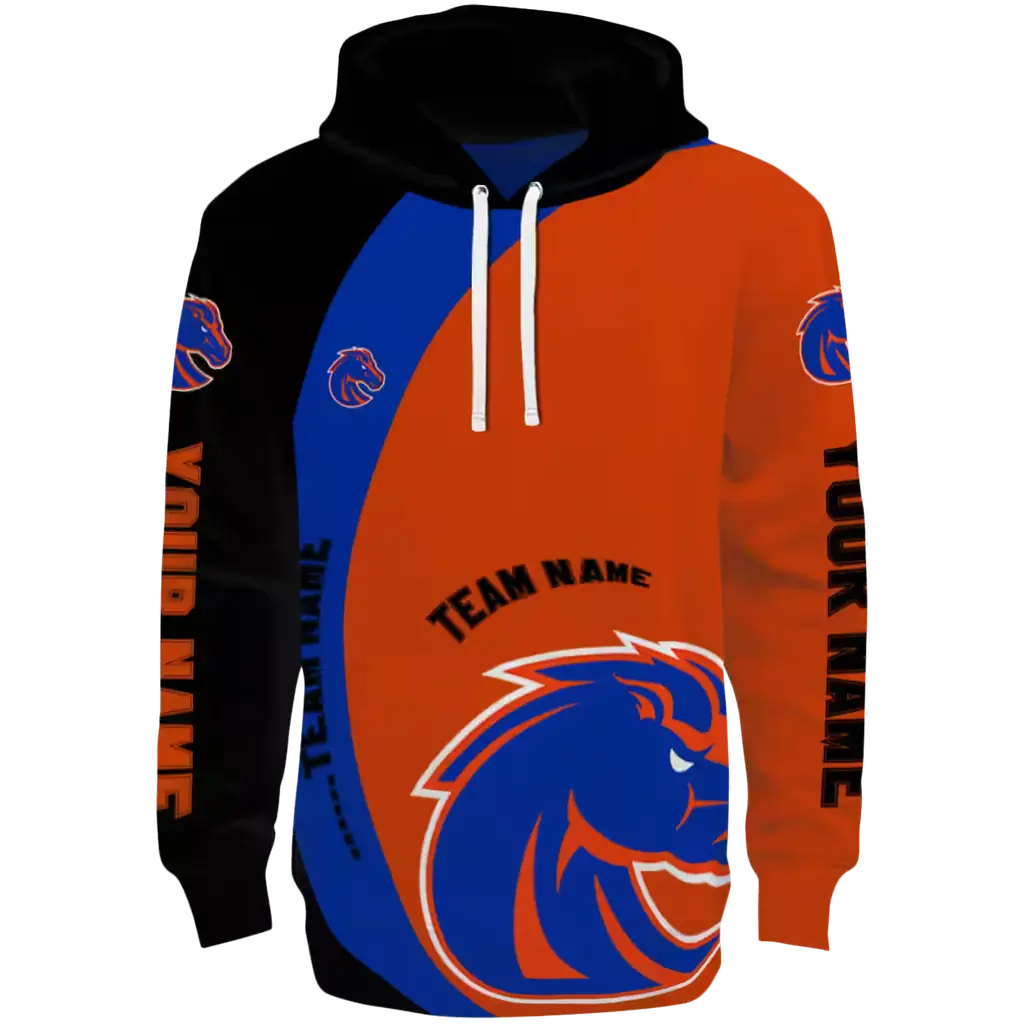 custom boise state broncos minimalist design orange black hoodie best selling custom boise state broncos minimalist design orange black hoodie best selling