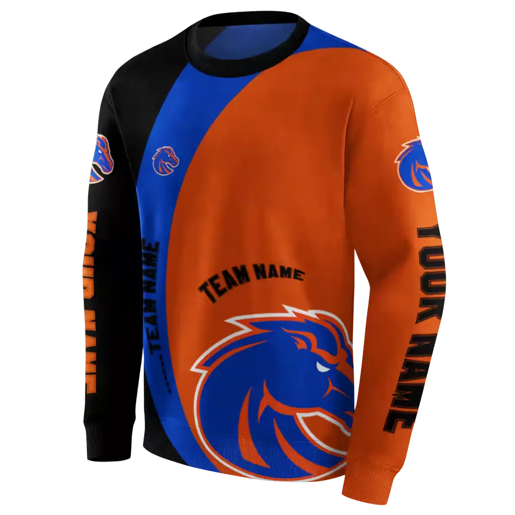 custom boise state broncos minimalist design orange black hoodie new arrival custom boise state broncos minimalist design orange black hoodie new arrival