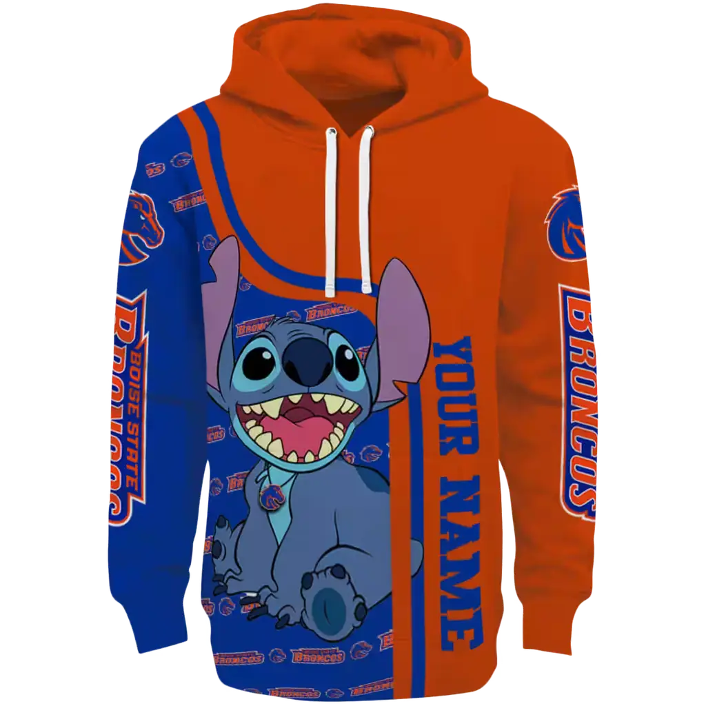 custom boise state broncos stitch orange hoodie best selling custom boise state broncos stitch orange hoodie best selling