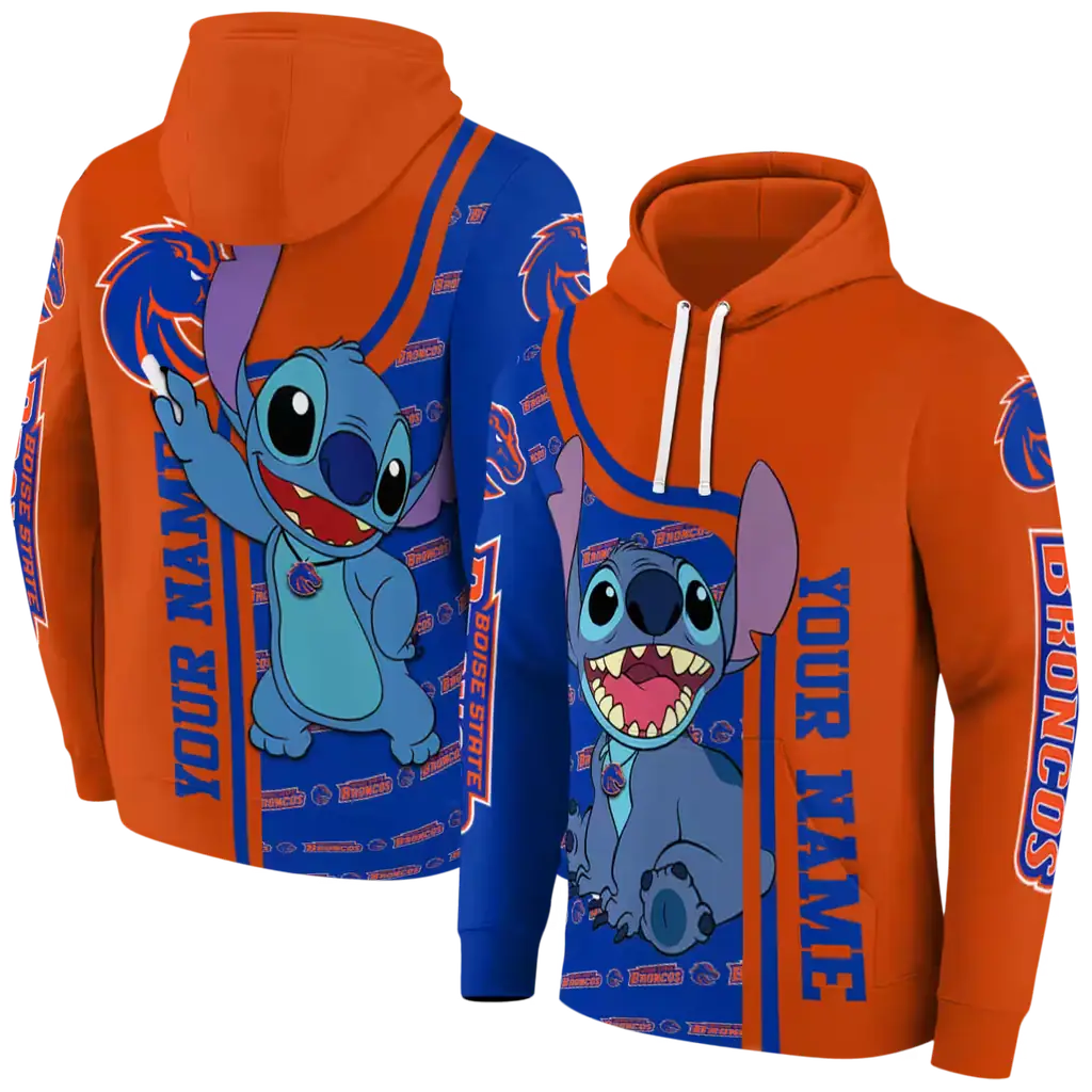 custom boise state broncos stitch orange hoodie fashion forward custom boise state broncos stitch orange hoodie fashion forward