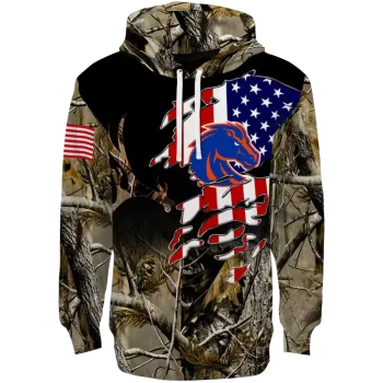 custom boise state broncos tree camo hoodie best selling