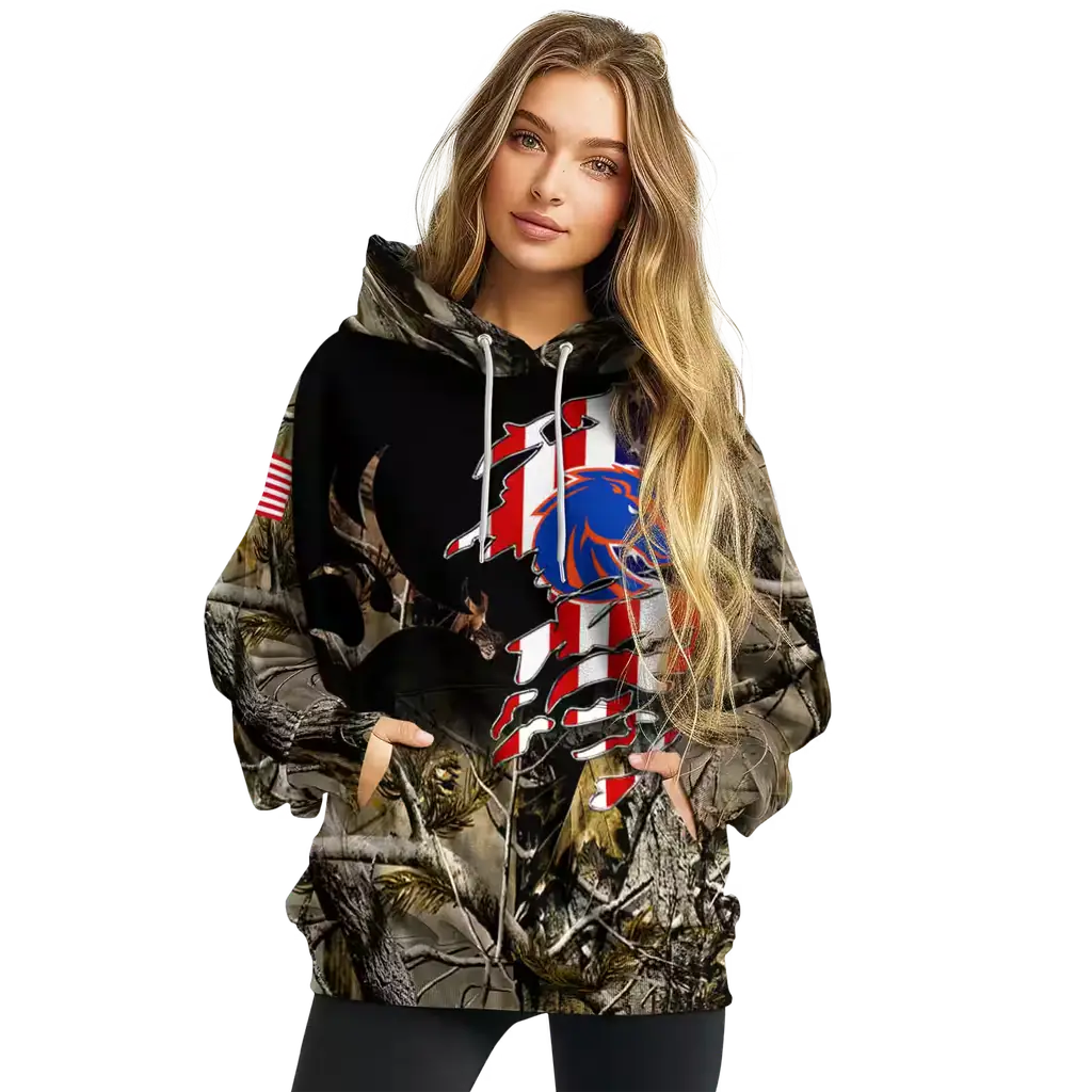 custom boise state broncos tree camo hoodie high quality custom boise state broncos tree camo hoodie high quality