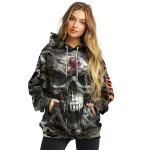 custom boston college eagles camo skull hoodie best selling