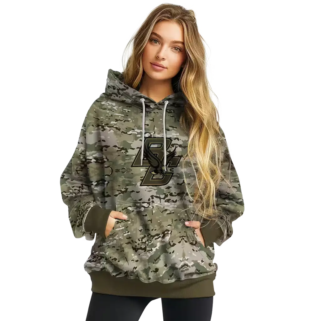 custom boston college eagles military style hoodie high quality custom boston college eagles military style hoodie high quality