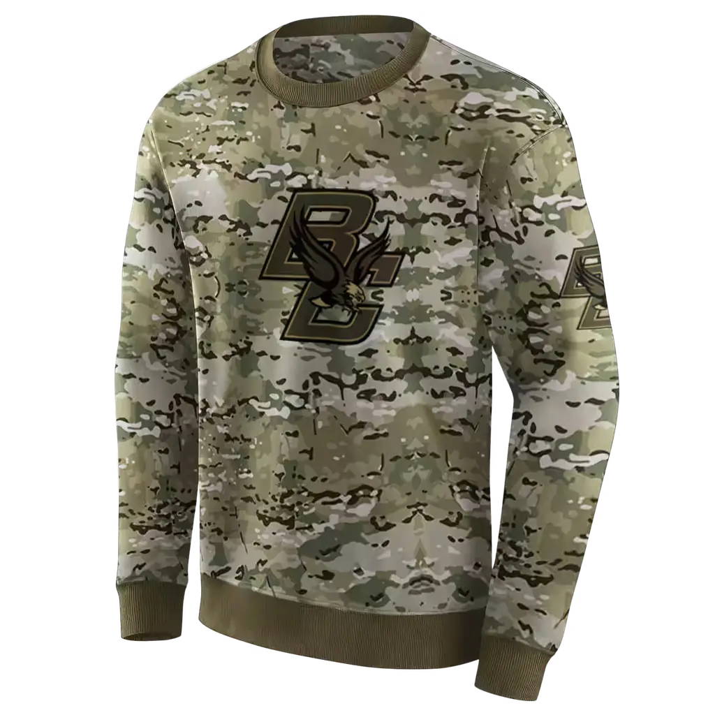 custom boston college eagles military style hoodie new arrival custom boston college eagles military style hoodie new arrival