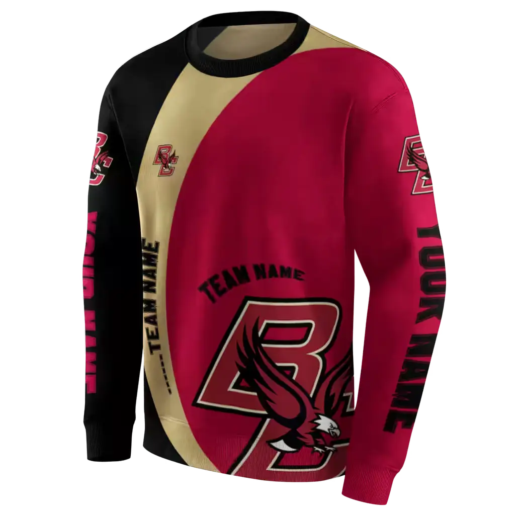 custom boston college eagles minimalist design maroon black hoodie new arrival custom boston college eagles minimalist design maroon black hoodie new arrival