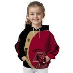 custom boston college eagles minimalist design maroon black hoodie best selling