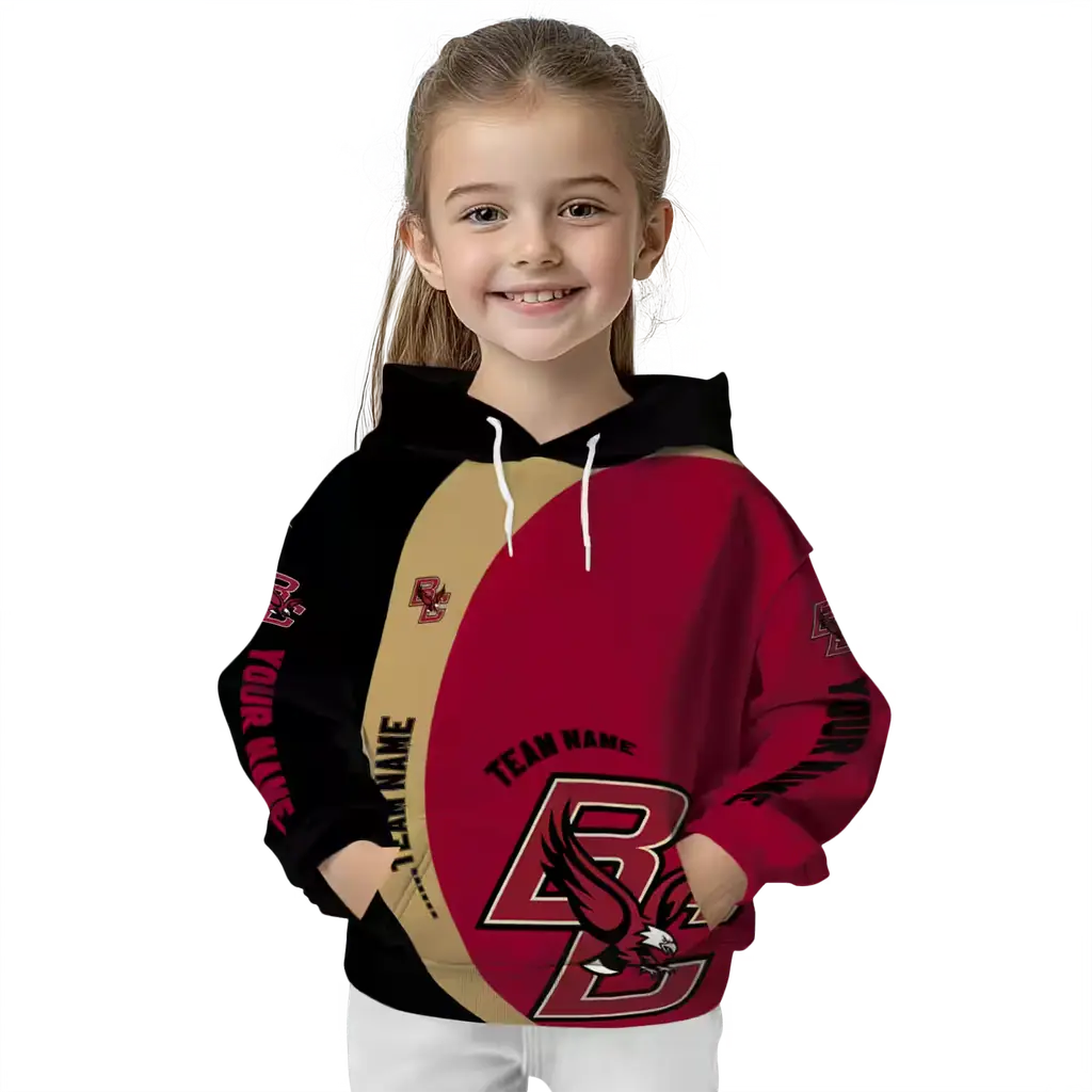 custom boston college eagles minimalist design maroon black hoodie top rated custom boston college eagles minimalist design maroon black hoodie top rated