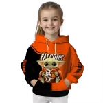 custom bowling green falcons baby yoda orange black hoodie best selling