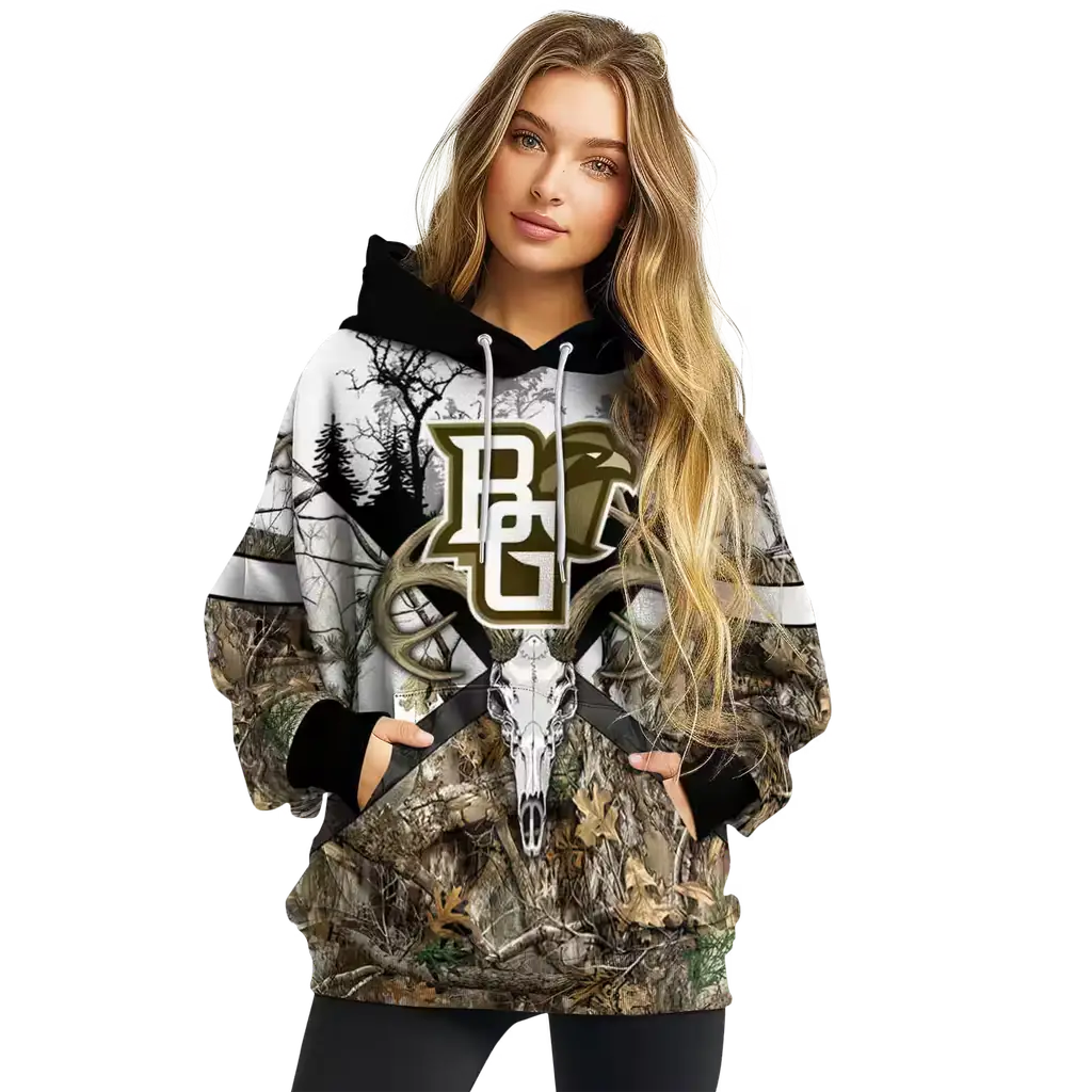 custom bowling green falcons forest silhouette hoodie high quality custom bowling green falcons forest silhouette hoodie high quality