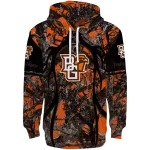 custom bowling green falcons hunting theme orange black hoodie best selling
